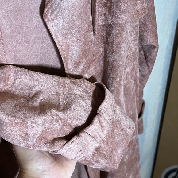 OAT New York suede trench coat - Picture 6 of 9